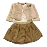 EBITA completo 3 pezzi shirt-gonna-giacca Beige per Bambina 3239 BEIGE EBITA 