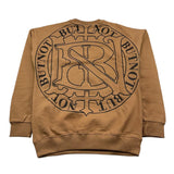 BUTNOT felpa chiusa girocollo cn stampa Beige per Bambino B485 BEIGE BUTNOT 