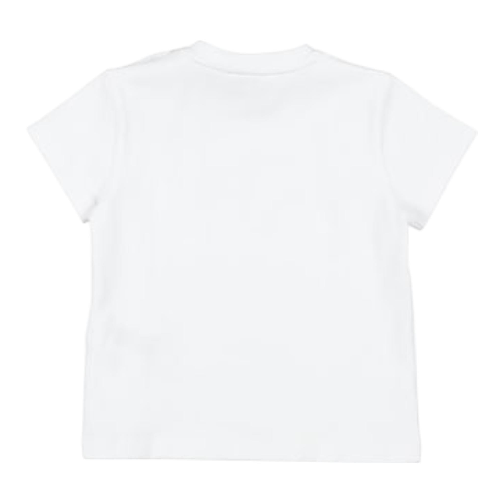 Daga Collection Completo Shorts-T-Shirt Tinta Unita con Applicazioni Fiocchi per Bambina M10071 BIANCO DAGA COLLECTION 