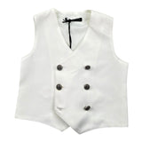 Daniele Alessandrini Gilet Tinta Unita Doppiopetto per Neonato 1296B00046X PANNA DANIELE ALESSANDRINI 