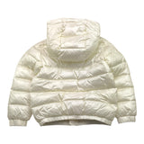 MOSCHINO giubbino tinta unita con zip e cappuccio Bianco per Bambina HUS05F BIANCO MOSCHINO 