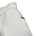 Liu Jo Pantalone Tinta Unita con Elastico In Vita per Bambina GA4236 BIANCO LIU JO 