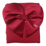 ELISABETTA FRANCHI coperta tint unita con fiocco Rosso per Neonata ENCO41 ROSSO ELISABETTA FRANCHI 