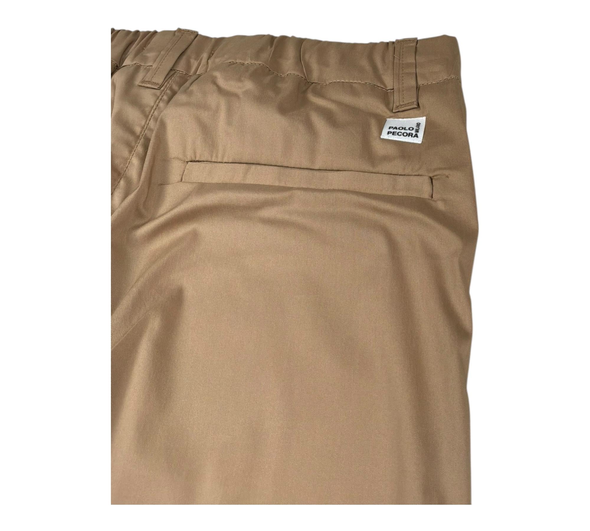 Paolo Pecora Pantalonetinta Unita con Elastico In Vita per Bambino PP4314 BEIGE PAOLO PECORA 