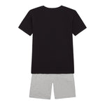 New Balance Completo 2 Pezzo T-Shirt-Bermuda Bicolore per Bambino LAKB0103 NERO/GRIGIO NEW BALANCE 
