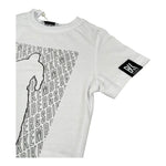 Bikkembergs Completo 2 Pezzi T-Shirt-Bermuda Bicolore per Bambino BK31533 BIANCO/NERO BiKKEMBERGS 