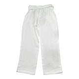 Liu Jo Pantalone Tinta Unita con Elastico In Vita per Bambina GA4236 BIANCO LIU JO 