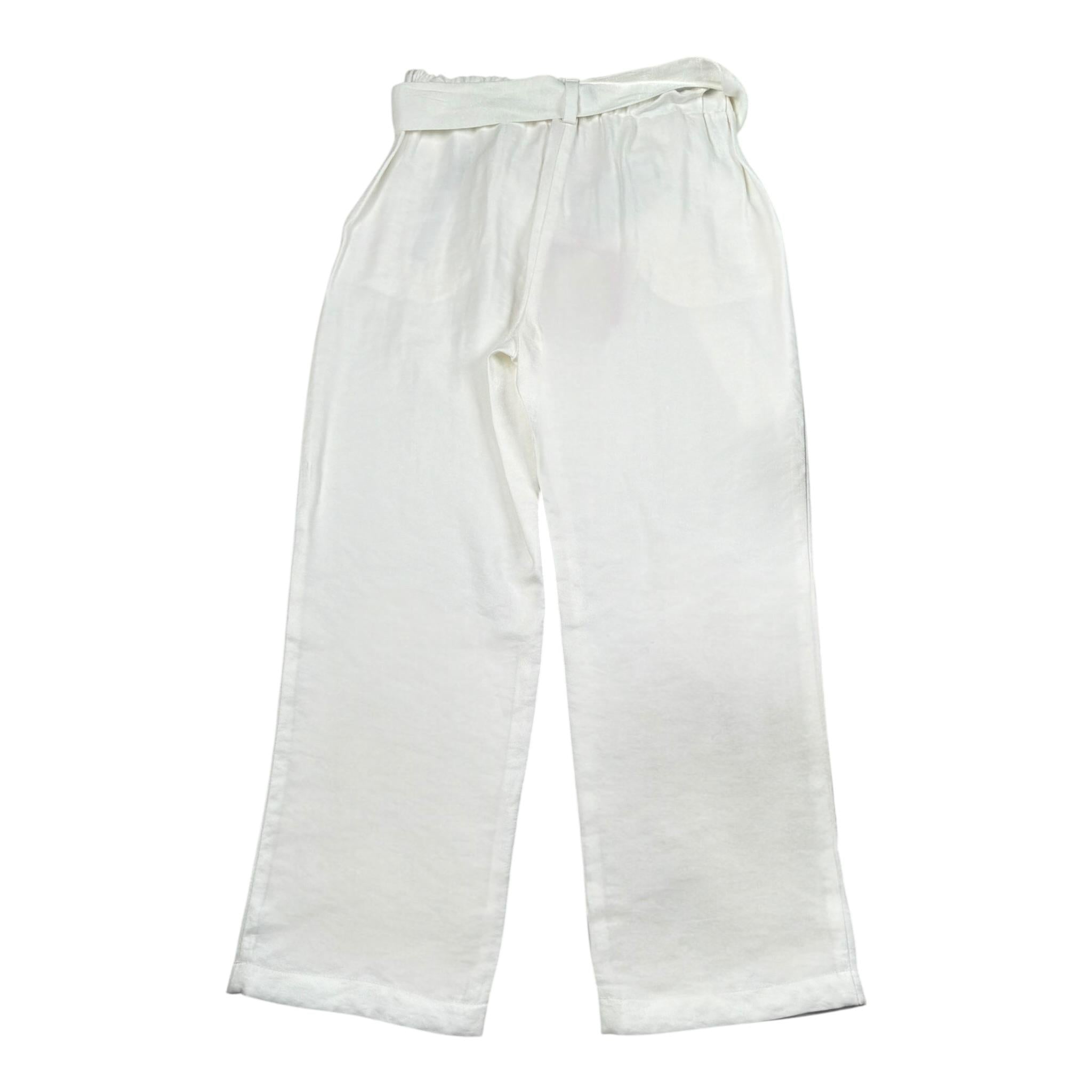 Liu Jo Pantalone Tinta Unita con Elastico In Vita per Bambina GA4236 BIANCO LIU JO 