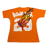 Disclaimer T-Shirt Girocollo tinta unita con Stampe Arancione per Bambino 25EDK58442 ARANCIONE DISCLAIMER 