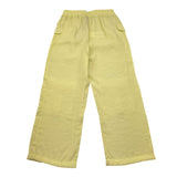 Manila Grace Pantalone Tinta Unita con Elastico In Vita per Bambina 407PMBS25 GIALLO MANILA GRACE 