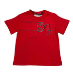 Cesare Paciotti T-Shirt Girocollo Tinta Unita con Stampa per Neonato TSP5165B ROSSO CESARE PACIOTTI 