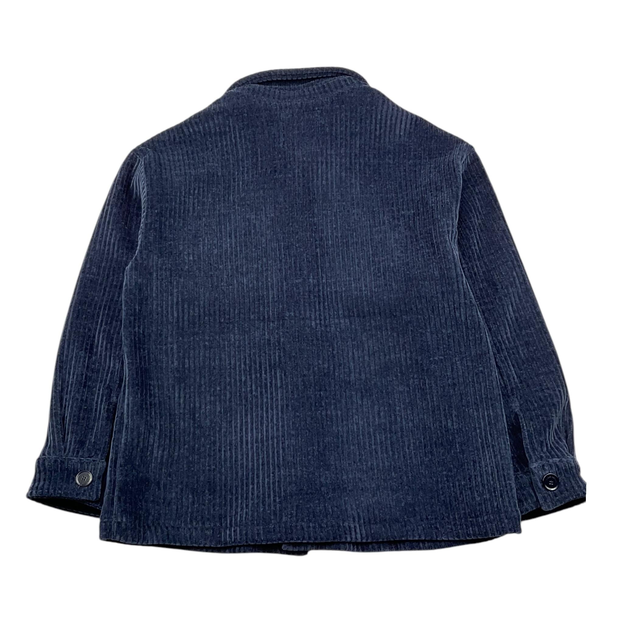 PAOLO PECORA camicia manica lunga in velluto Blu per Bambino PP4141 BLU PAOLO PECORA 