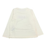 Liu Jo Shirt Tinta Unita Girocollo con Brillantini per Neonata KF4069X PANNA/BLU LIU JO 