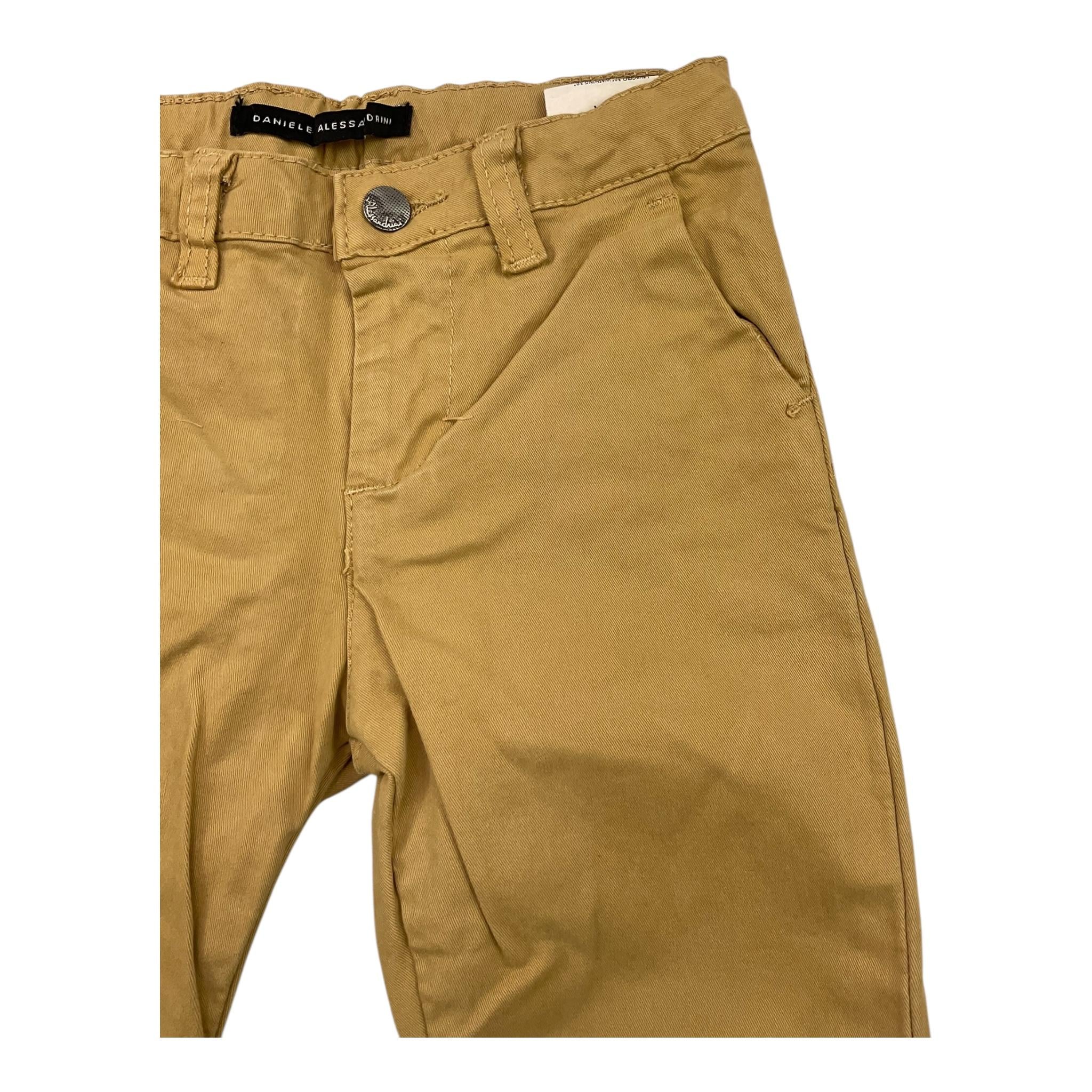 DANIELE ALESSANDRINI pantalone tinta unita con girovita regolabile Cammello per Bambino 1291P00044J CAMMELLO DANIELE ALESSANDRINI 