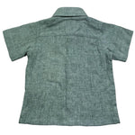 Trussardi Camicia Mezza Manica Tinta Unita per Neonato TIP26068CA VERDE TRUSSARDI 