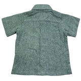 Trussardi Camicia Mezza Manica Tinta Unita per Neonato TIP26068CA VERDE TRUSSARDI 