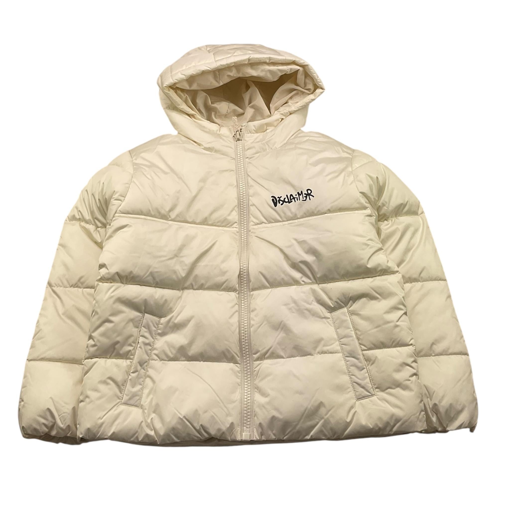 DISCLAIMER giubbino tinta unita con cappuccio e stampa Panna per Bambino 24IDK58210XXX PANNA DISCLAIMER 