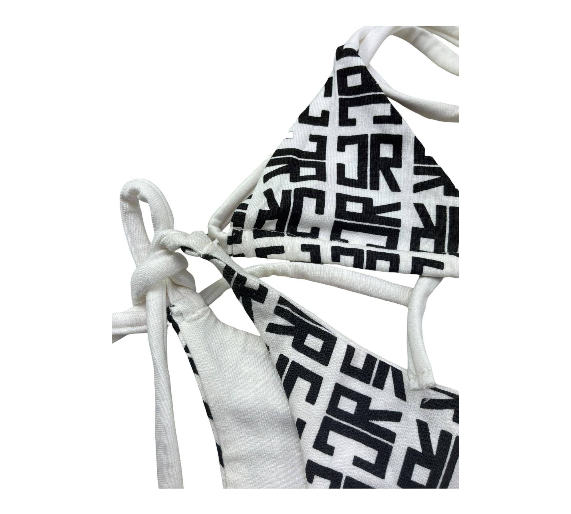 John Richmond Costume 2 Pezzi Triangolo-Mutandina per Bambina RGP26029CO BIANCO JOHN RICHMOND 