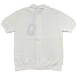 Paolo Pecora Camicia Mezza Manica Tinta Unita In Filo per Bambino PP42766 PANNA PAOLO PECORA 