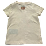 Trussardi T-Shirt Girocollo Tinta Unita con Stampe per Neonato TIP26070TS BEIGE TRUSSARDI 