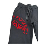 Sprayground Pantalone Tuta Tinta Unita con Stampa per Bambino SPY1031BLK NERO SPRAYGROUND 