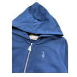 Trussardi Felpa con Zip E Cappuccio Tinta Unita per Bambino TGP26003FE BLU TRUSSARDI 