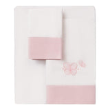 Mayoral Set Coperta 3 Pezzi Bicolore con Stampa per Neonata 946642 BIANCO/ROSA MAYORAL 