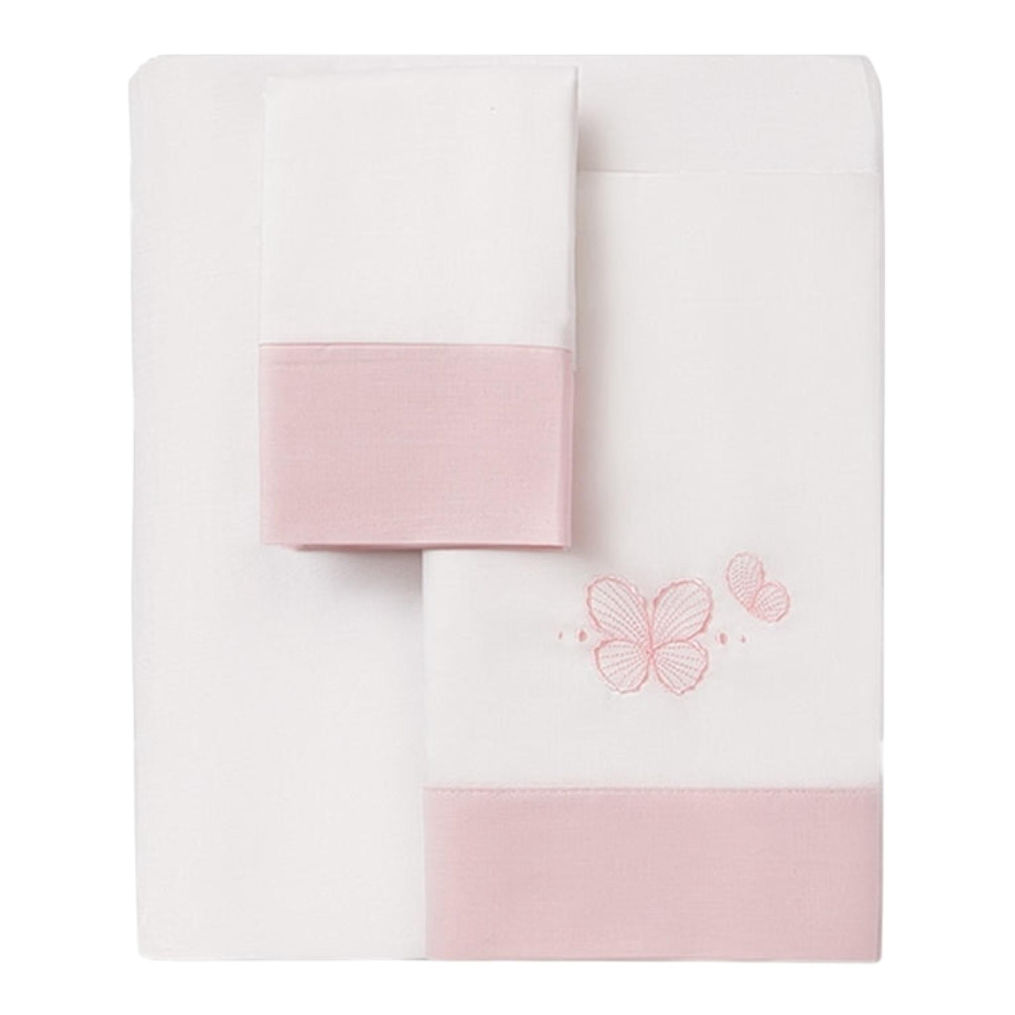 Mayoral Set Coperta 3 Pezzi Bicolore con Stampa per Neonata 946642 BIANCO/ROSA MAYORAL 