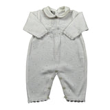 Marlu' Tutina Manica Lunga Tinta Unita per Neonata EP1210 PANNA MARLU' 