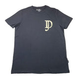 Dan John T-Shirt Tinta Unita Girocollo Con Stampa Nero Per Bambino
