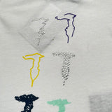 Trussardi T-Shirt Girocollo Tinta Unita con Stampa per Neonata TIP21107 BIANCO TRUSSARDI 