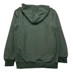 DANIELE ALESSANDRINI felpa tinta unita con cappuccio e stampa Verde per Bambino 1231F00034XXX VERDE DANIELE ALESSANDRINI 