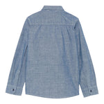 Trussardi Camicia tinta unita Manica Lunga In Denim Azzurro per Bambino TBP25062CAX AZZURRO TRUSSARDI 