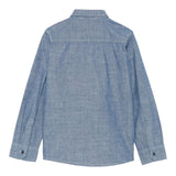 Trussardi Camicia tinta unita Manica Lunga In Denim Azzurro per Bambino TBP25062CAX AZZURRO TRUSSARDI 