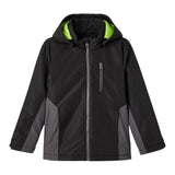 NAME IT giubbino tinta unita con zip e cappuccio Nero per Bambino 13204456 NERO NAME IT 