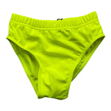 4Giveness Costume Modello Slip Tinta Unita Verde Fluo Per Neonato