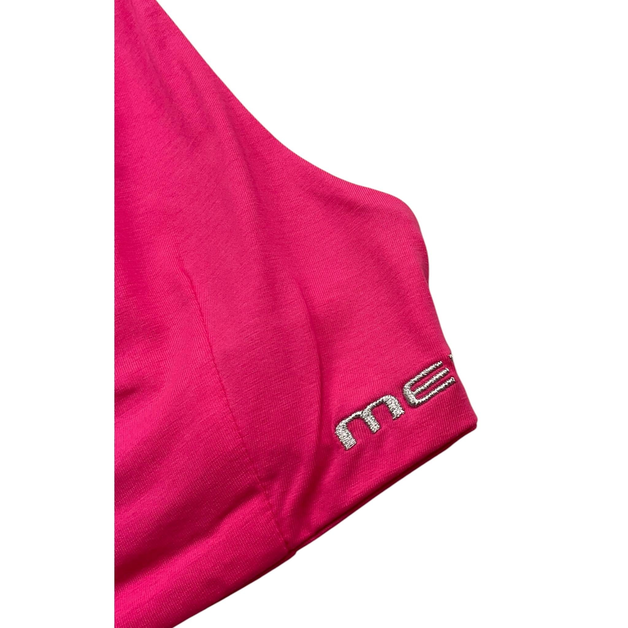 Met Top Tinta Unita con Elastico per Bambina ME162 FUXIA MET 