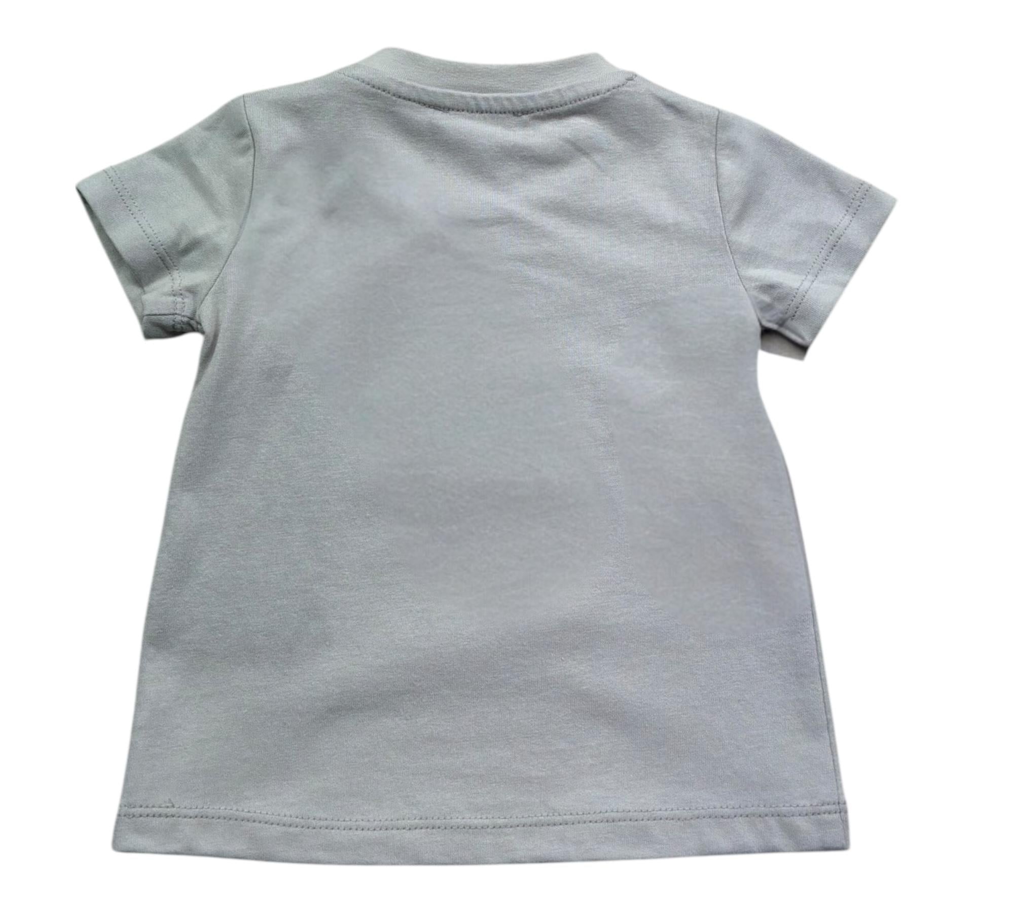 John Richmond T-Shirt Girocollo Tinta Unita con Stampa per Neonato RIP26002TS GRIGIO JOHN RICHMOND 