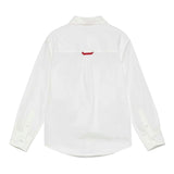 Fay Camicia Tinta Unita Manica Lunga per Neonato FW5Q20XN BIANCO FAY 