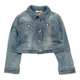 Liu Jo Giubbino In Denim tinta unita Azzurro per Bambina K19001 AZZURRO LIU JO 