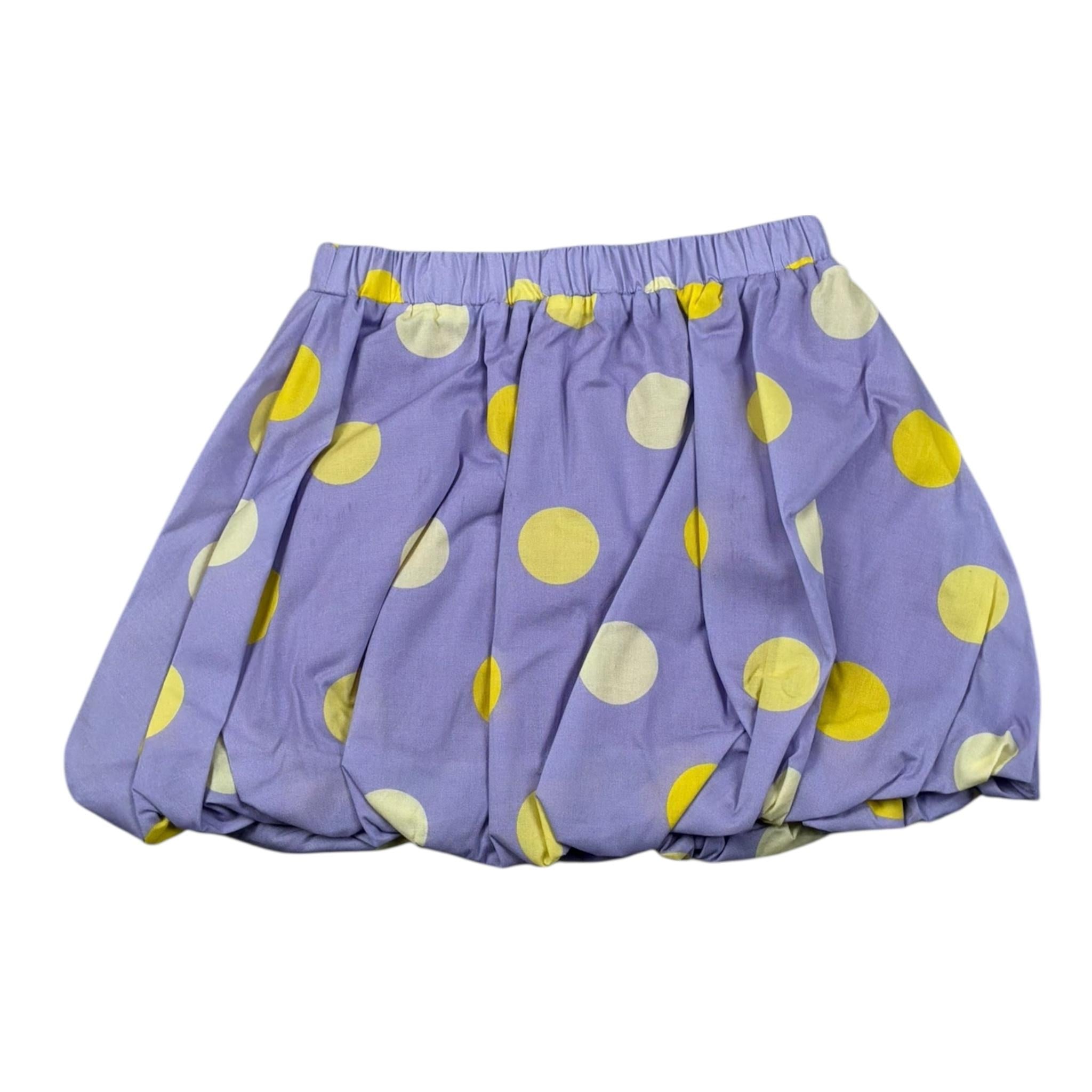 A' La Page Gonna Tinta Unita con Fantasia A Pois per Neonata AL17 LILLA A' LA PAGE 