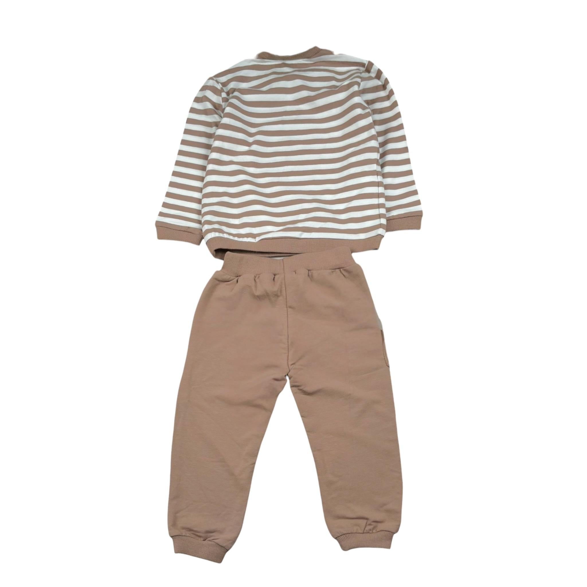 Mayoral Completo 2 Pezzi Felpa-Pantalone per Neonato 161222 BEIGE MAYORAL 