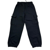 Disclaimer Pantalone Modello Tuta Tinta Unita con Logo per Bambino 25EDK58403 NERO DISCLAIMER 