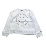 MOSCHINO felpa tinta unita girocollo con stampa Bianco per Bambino HUF09B BIANCO MOSCHINO 