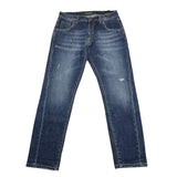 PATRIOT jeans tinta unita con logo Blu per Bambino PBK23 BLU PATRIOT 