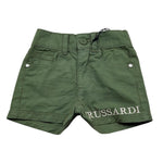 Trussardi Bermuda Tinta Unita con Girovita Regolabile per Neonato TIP25041BE VERDE TRUSSARDI 
