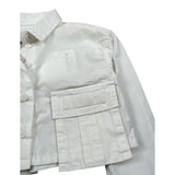 Dusty Color Camicia Manica Lunga Tinta Unita per Neonata DJWS5014CAN PANNA DUSTY COLOR 