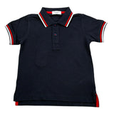 Jeckerson Polo Mezza Manica Tinta Unita per Neonato JB4022N BLU JECKERSON 