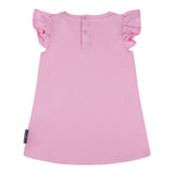 John Richmond Abito Girocollo Tinta Unita con Stampa per Neonata RIP25006VE ROSA JOHN RICHMOND 