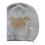 LE BEBE' cappello tinta unita con ricamo orso Azzurro per Neonato LBB5052 AZZURRO LE BEBE' 